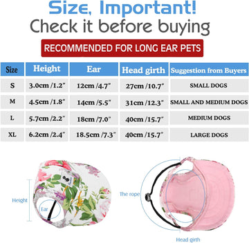 Adjustable Dog Baseball Cap